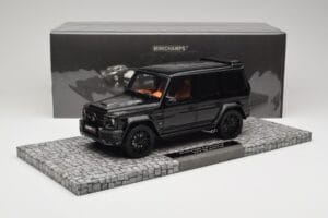 Mercedes Brabus 850 6.0 Widestar G63 W463 Obsidian Black Metallic Minichamps 1:18 107032400 Metall — bild 6 av 6
