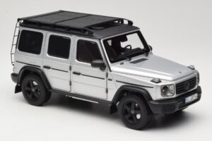 Mercedes G-Class W463 Iridium Silver Norev 1:18 183030 Metall — bild 6 av 8