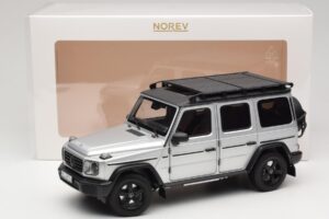 Mercedes G-Class W463 Iridium Silver Norev 1:18 183030 Metall — bild 8 av 8