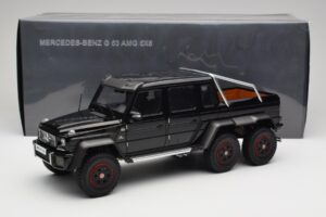 Mercedes AMG G63 W463 6x6 Gloss Svart AUTOart 1:18 76306 Komposit — bild 8 av 8