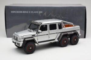 Mercedes AMG G63 W463 6x6 Iridium Silver AUTOart 1:18 76301 Komposit — bild 8 av 8