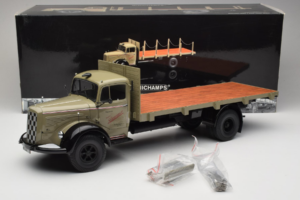 Mercedes L6600 Rungewagen Grå Svart Minichamps 1:18 109031050-R1 Metall — bild 9 av 9