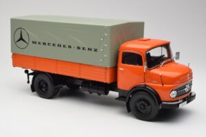 Mercedes L911 Orange Schuco 1:18 450044700 Metall — bild 6 av 8