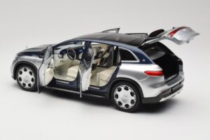 Mercedes Maybach EQS 680 V297 Blå NZG 1:18 1060/23 Metall — bild 5 av 8