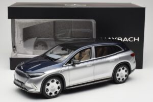 Mercedes Maybach EQS 680 V297 Blå NZG 1:18 1060/23 Metall — bild 8 av 8