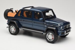 Mercedes Maybach G650 Landaulet Mörkblå GT Spirit 1:18 GT174 Resin — bild 4 av 6