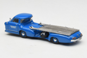Mercedes Renntransporter Blue Wonder CMC 1:43 M-036K Metall — bild 7 av 8