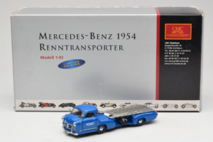 Mercedes Renntransporter Blue Wonder CMC 1:43 M-036K Metall — bild 8 av 8