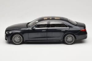 Mercedes S-Class W223 AMG Line Anthracite Blue Norev 1:18 183800 Metall — bild 4 av 8