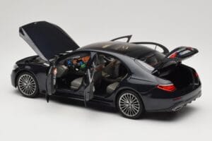 Mercedes S-Class W223 AMG Line Anthracite Blue Norev 1:18 183800 Metall — bild 5 av 8