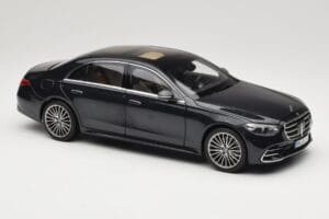 Mercedes S-Class W223 AMG Line Anthracite Blue Norev 1:18 183800 Metall — bild 6 av 8
