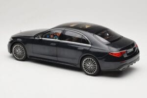 Mercedes S-Class W223 AMG Line Anthracite Blue Norev 1:18 183800 Metall — bild 7 av 8