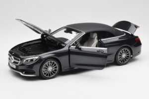 Mercedes S-Class Cabriolet A217 Magnetite Svart Metallic Norev 1:18 B66960354 Metall — bild 2 av 8