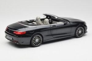 Mercedes S-Class Cabriolet A217 Magnetite Svart Metallic Norev 1:18 B66960354 Metall — bild 3 av 8