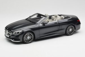 Mercedes S-Class Cabriolet A217 Magnetite Svart Metallic Norev 1:18 B66960354 Metall