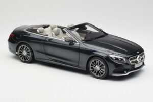 Mercedes S-Class Cabriolet A217 Magnetite Svart Metallic Norev 1:18 B66960354 Metall — bild 6 av 8