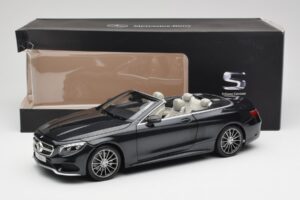 Mercedes S-Class Cabriolet A217 Magnetite Svart Metallic Norev 1:18 B66960354 Metall — bild 8 av 8