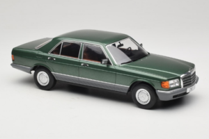 Mercedes S-Class W126 Metallic Green MCG 1:18 MCG18549 Metall — bild 4 av 6