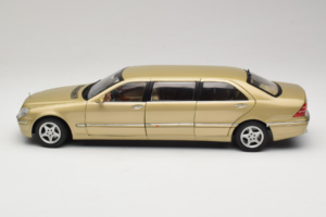 Mercedes S-Class W220 Pullman Gold Metallic Sun Star 1:18 4113 Metall — bild 4 av 8
