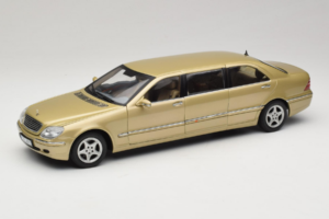 Mercedes S-Class W220 Pullman Gold Metallic Sun Star 1:18 4113 Metall