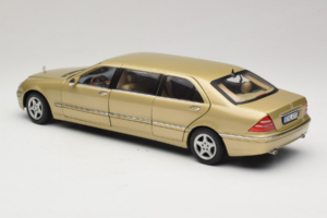 Mercedes S-Class W220 Pullman Gold Metallic Sun Star 1:18 4113 Metall — bild 7 av 8