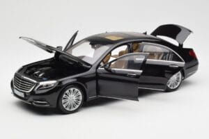 Mercedes S-Class W222 Svart Metallic Norev 1:18 183480 Metall — bild 2 av 8