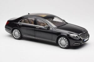 Mercedes S-Class W222 Svart Metallic Norev 1:18 183480 Metall — bild 6 av 8