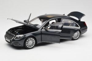 Mercedes S-Class W222 Blå Antracit Metallic Norev 1:18 B66960157 Metall — bild 2 av 8