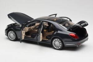Mercedes S-Class W222 Blå Antracit Metallic Norev 1:18 B66960157 Metall — bild 5 av 8