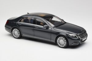 Mercedes S-Class W222 Blå Antracit Metallic Norev 1:18 B66960157 Metall — bild 6 av 8