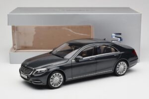 Mercedes S-Class W222 Blå Antracit Metallic Norev 1:18 B66960157 Metall — bild 8 av 8