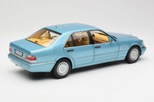Mercedes S500 W140 Turkos Metallic Norev 1:18 183561 Metall — bild 3 av 8