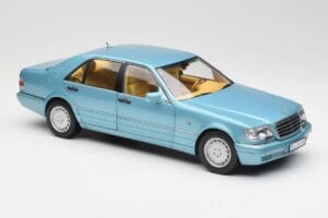 Mercedes S500 W140 Turkos Metallic Norev 1:18 183561 Metall — bild 6 av 8