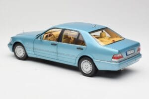 Mercedes S500 W140 Turkos Metallic Norev 1:18 183561 Metall — bild 7 av 8