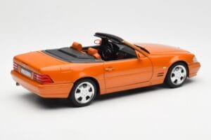Mercedes SL 500 R129 Orange Metallic Norev 1:18 183752 Metall — bild 3 av 8