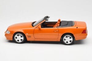 Mercedes SL 500 R129 Orange Metallic Norev 1:18 183752 Metall — bild 4 av 8