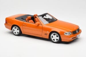 Mercedes SL 500 R129 Orange Metallic Norev 1:18 183752 Metall — bild 6 av 8