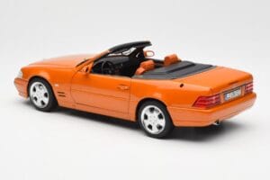 Mercedes SL 500 R129 Orange Metallic Norev 1:18 183752 Metall — bild 7 av 8