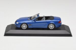 Mercedes SL R230 Tanzanite Blå Minichamps 1:43 B66962250 Metall