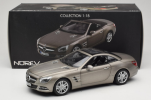 Mercedes SL500 R231 Dark Grey Matt Norev 1:18 183590 Metall — bild 9 av 9