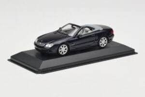 Mercedes SL500 R129 Dark Blue Metallic Minichamps 1:43 SL001 Metall — bild 2 av 4