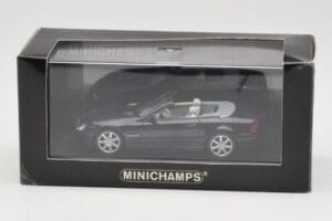 Mercedes SL500 R129 Dark Blue Metallic Minichamps 1:43 SL001 Metall — bild 4 av 4
