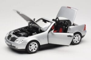 Mercedes SLK R170 Brilliant Silver Norev 1:18 183020 Metall — bild 2 av 9