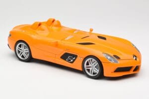 Mercedes SLR McLaren C199 Stirling Moss AMG Solarbeam Metallic Minichamps 1:18 100038400 Metall — bild 6 av 8