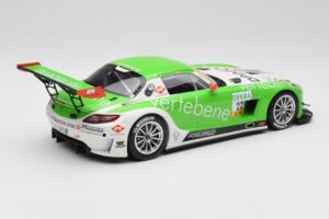 Mercedes AMG SLS C197 GT3 MS Racing #22 V. Sigacev / C. Stoll ADAC GT Masters 2011 Minichamps 1:18 151113102 Metall — bild 2 av 6