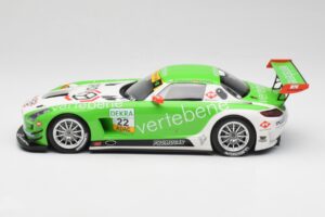 Mercedes AMG SLS C197 GT3 MS Racing #22 V. Sigacev / C. Stoll ADAC GT Masters 2011 Minichamps 1:18 151113102 Metall — bild 3 av 6