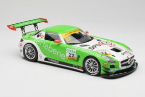 Mercedes AMG SLS C197 GT3 MS Racing #22 V. Sigacev / C. Stoll ADAC GT Masters 2011 Minichamps 1:18 151113102 Metall — bild 4 av 6