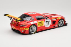 Mercedes SLS AMG GT3 #35 T. Heyer / T. Jager 24 Hours of Spa 2011 Minichamps 1:18 B66960196 Metall — bild 2 av 6