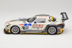 Mercedes SLS AMG GT3 #22 Rowe Racing R. Graf / M. Seyffarth ADAC 24h Nurburgring 2012 Minichamps 1:18 151123122 Metall — bild 3 av 6