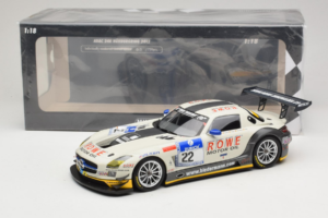 Mercedes SLS AMG GT3 #22 Rowe Racing R. Graf / M. Seyffarth ADAC 24h Nurburgring 2012 Minichamps 1:18 151123122 Metall — bild 6 av 6